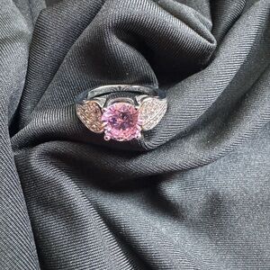 Elegant Pink Gemstone Ring